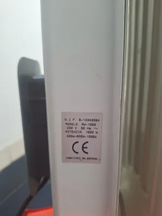 Radiador Eléctrico Nortline Beige/Gris