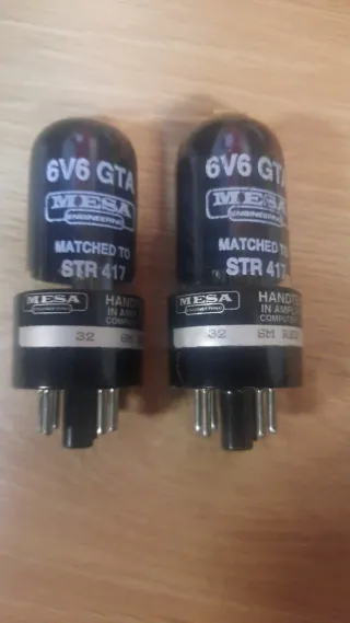 75 Válvulas para amplificadores de guitarra y bajo