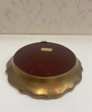 2 Cuadros Antiguos Óleo Flores Marco Dorado