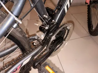 Bicicleta Megamo 24 Negra y Rosa