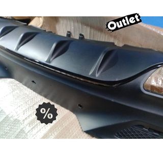 PK DIFUSOR MERCEDES GLE C292 COUPÉ NEGRO + COLAS ESCAPE C01