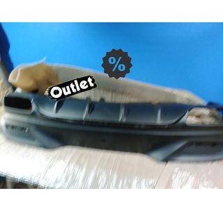 PK DIFUSOR MERCEDES GLE C292 COUPÉ NEGRO + COLAS ESCAPE C01