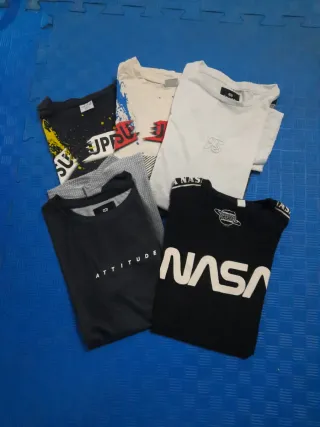 Lote 5 Camisetas Variadas talla 14