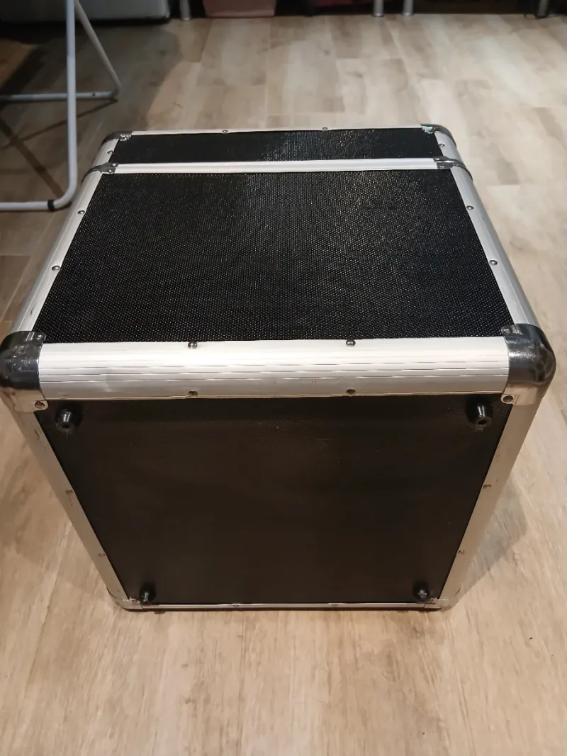 Maleta Transporte Vinilos Negra y Plateada. afbeelding 4