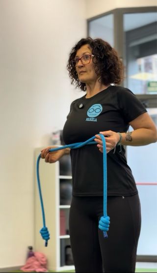 Cuerda azul para Ropeflow