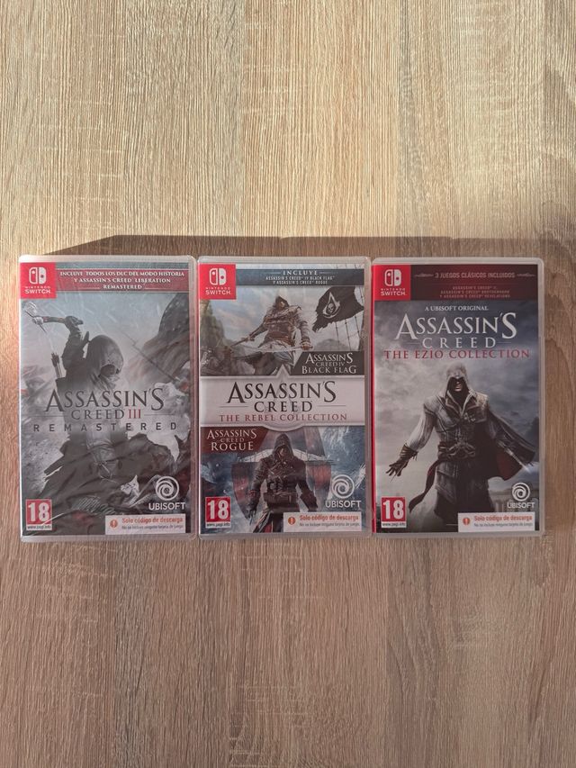 Pack 4 Juegos Assassin's Creed Switch