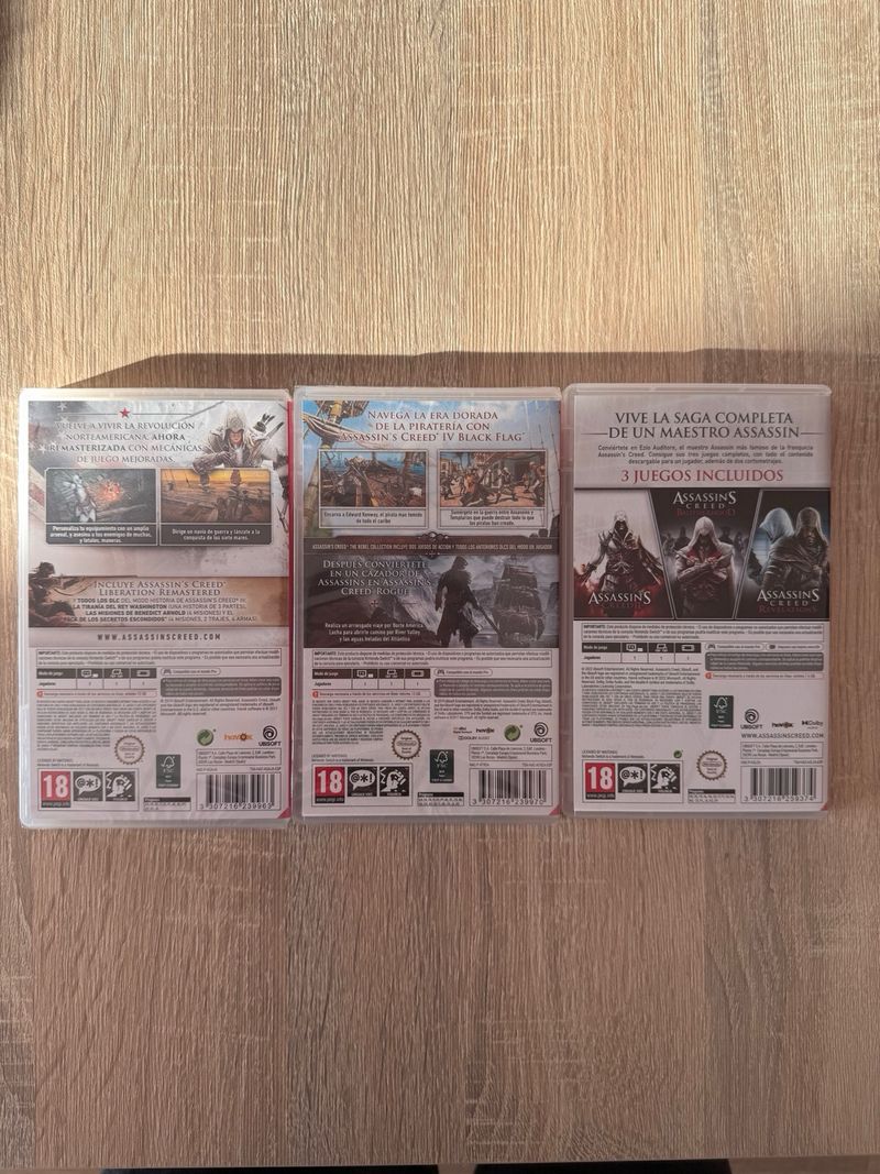 Pack 4 Juegos Assassin's Creed Switch afbeelding 2