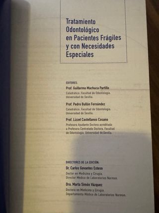 Libro pacientes especiales odontologia
