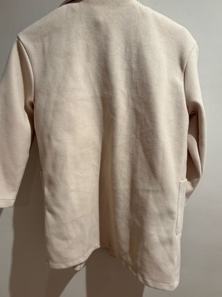 Abrigo Shein beige talla XS