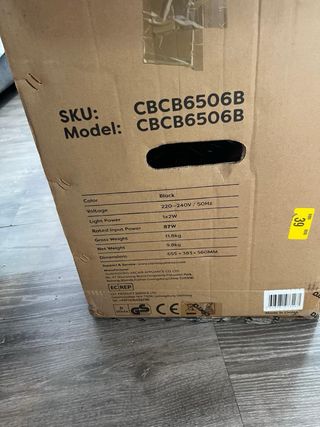 NUEVA! Campana extractora cristal 60cm a estrenar