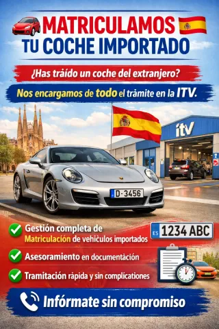 Gestión de matriculación ITV