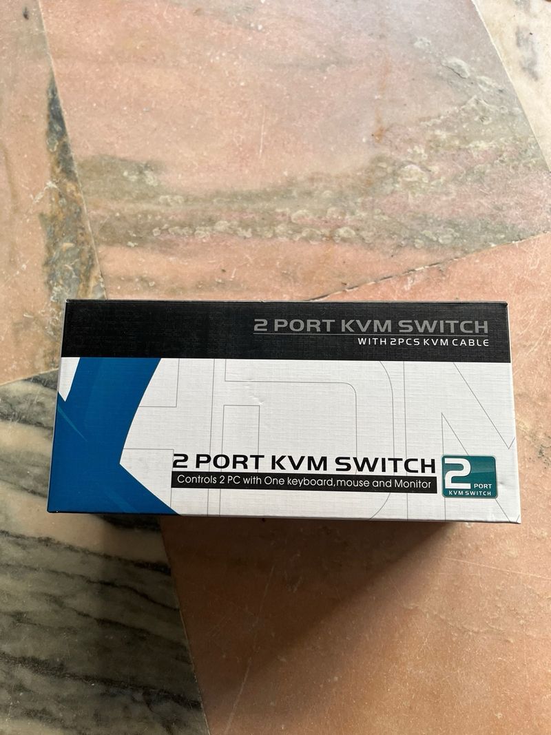 Conmutador KVM USB 2 Puertos Nuevo afbeelding 2