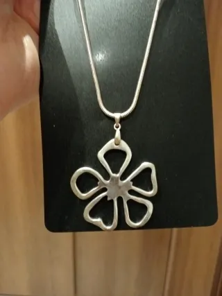 Collar Neosilver Plata Flor