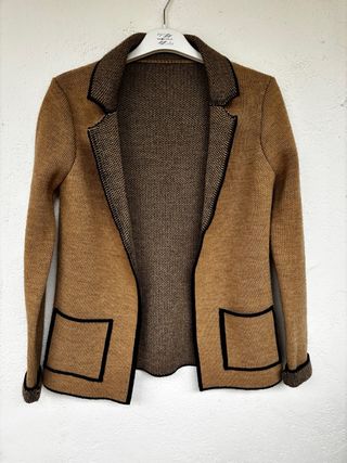 Cardigan donna marrone