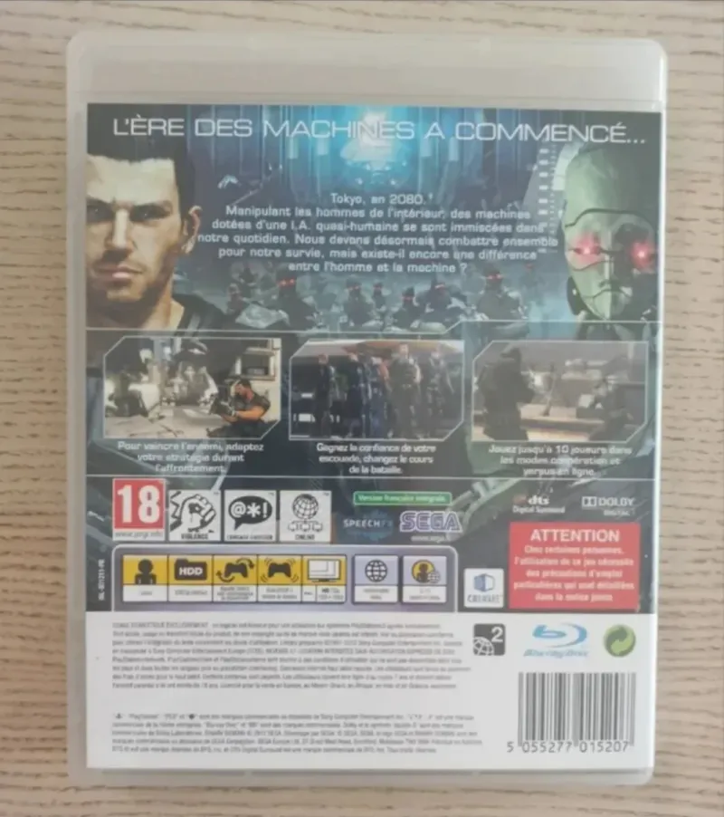 Binary Domain PS3 SEGA afbeelding 3
