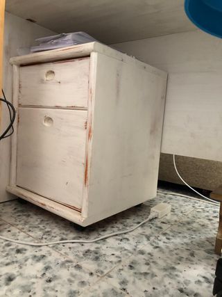Escritorio Madera Maciza +CAJONERA