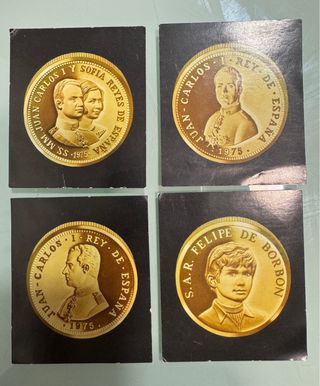 Colección medallas plata 1000/1000 Reyes de España