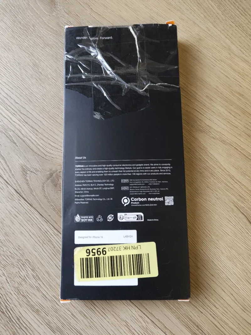 Protector Pantalla TORRAS iPhone 16 afbeelding 2
