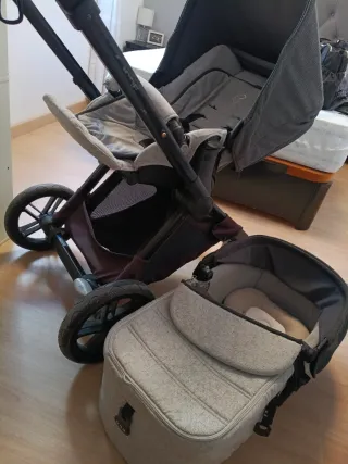 Carrito y capazo Jané