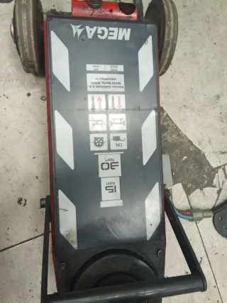 Gato oleo Neumático mega 30-15 toneladas portatil