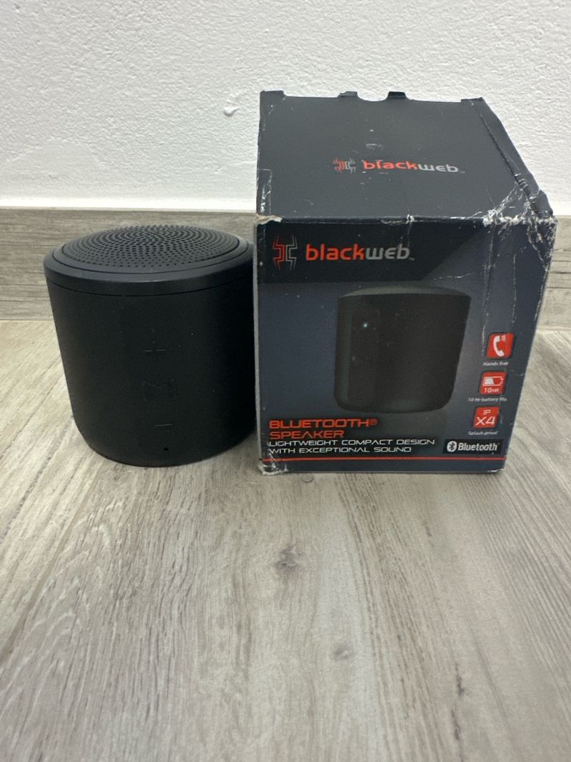 Altavoz Bluetooth Blackweb Negro
