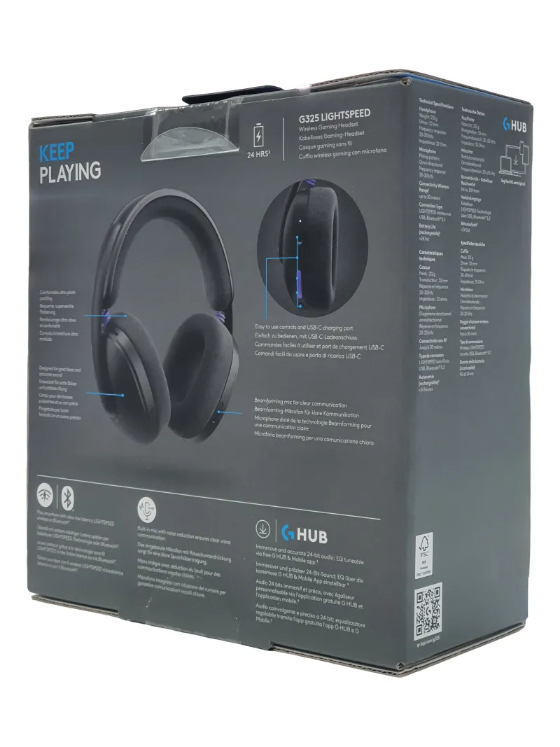 Cascos Gaming Logitech G325 Lightspeed afbeelding 2