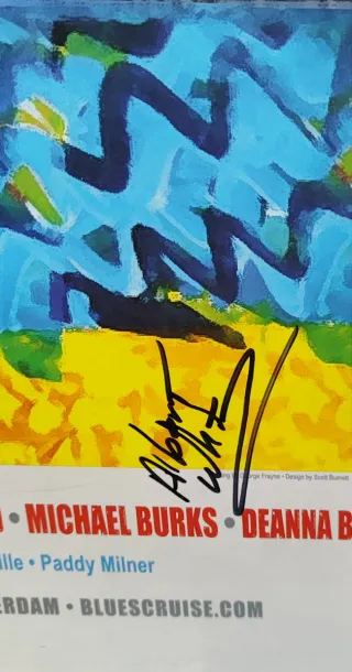 Póster Coleccionable Blues Cruise 2007 con Firmas.