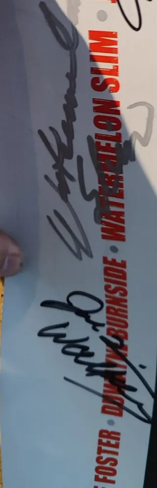 Póster Coleccionable Blues Cruise 2007 con Firmas.