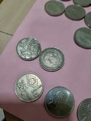 Monedas 25 Pesetas (Lote)