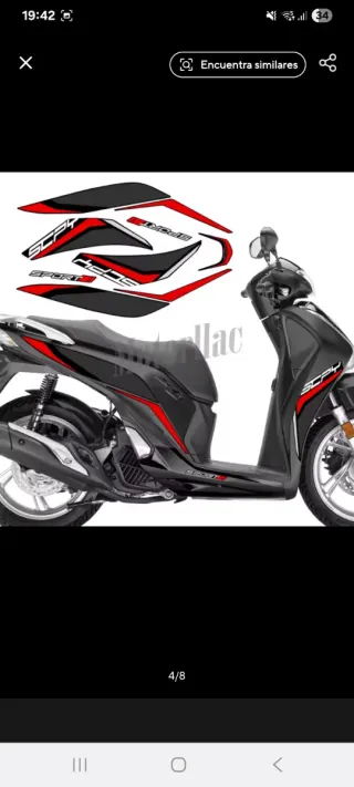 Pegatinas Honda SH 125 2021+ Sport