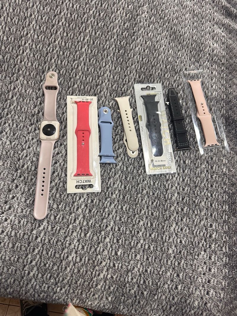 Correas Apple Watch (Azul, Rosa) afbeelding 3