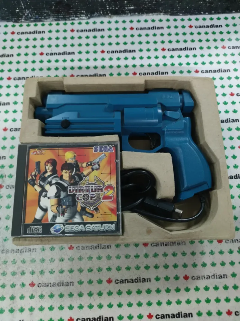 Virtua Cop 2 Sega Saturn + Virtua Gun afbeelding 8