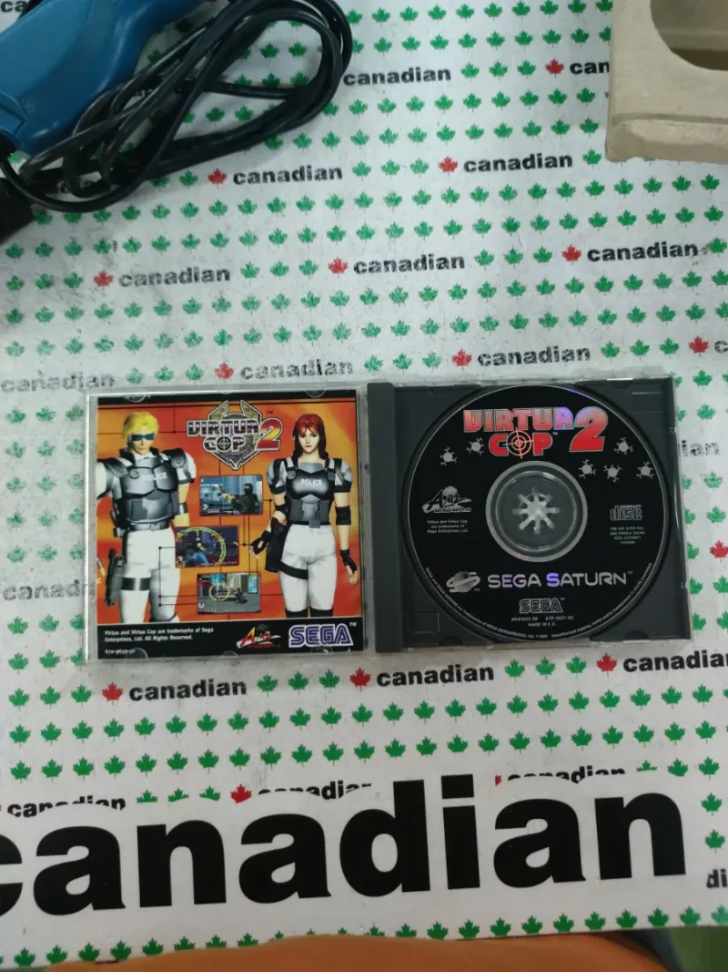 Virtua Cop 2 Sega Saturn + Virtua Gun afbeelding 14