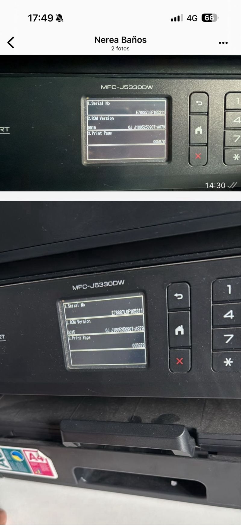 Impresora multifunción Brother MFC-J5330DW afbeelding 6