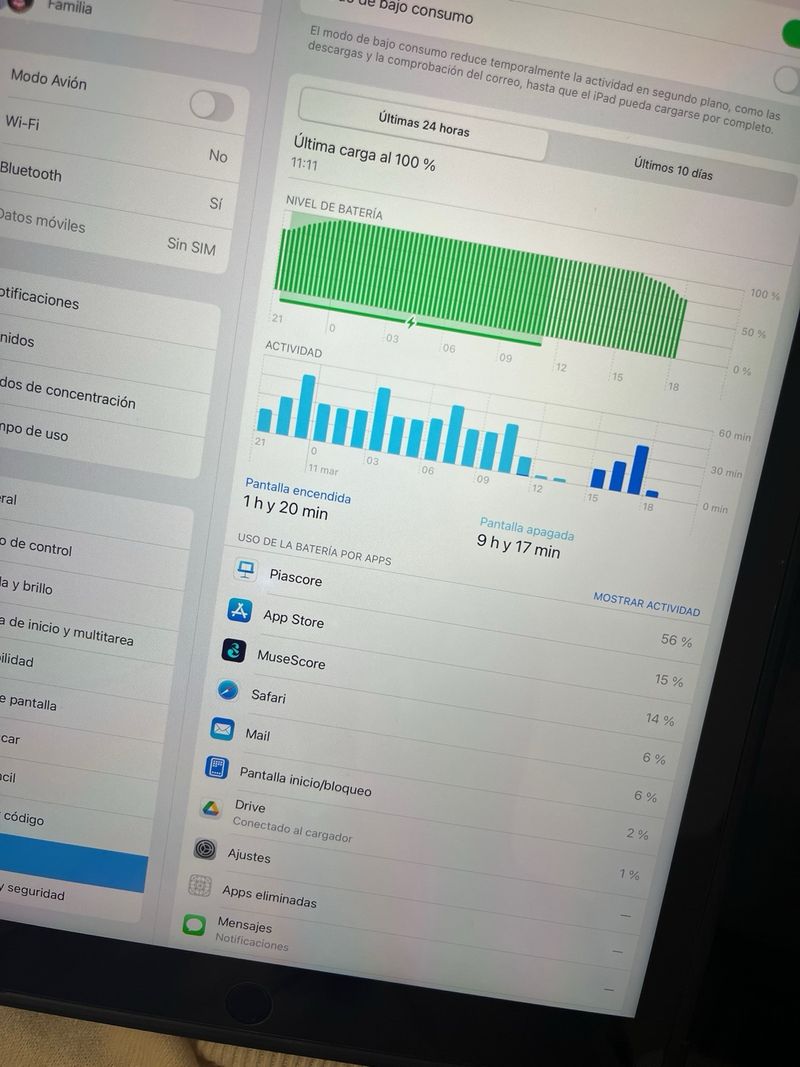 iPad Pro 12.9 1ª Gen 128GB Plata con Funda teclado afbeelding 2