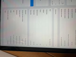 iPad Pro 12.9 128GB Plata SIM con 2 fundas.