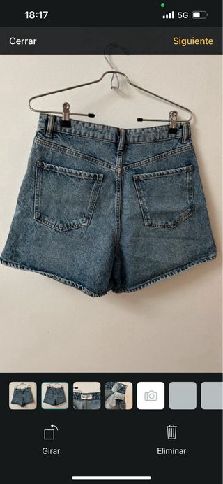 Shorts vaqueros Zara Talla L/40