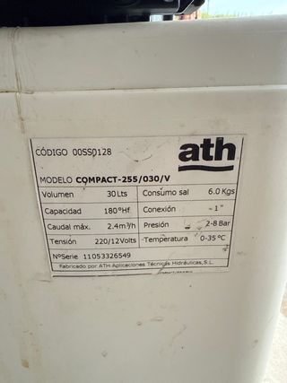 Descalcificador vivienda ATH 255 030