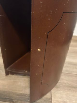 Estantería Esquinera Madera Marrón