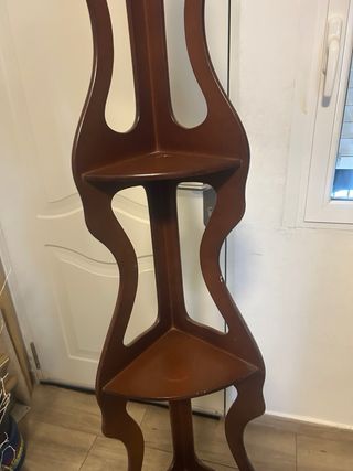 Estantería Esquinera Madera Marrón