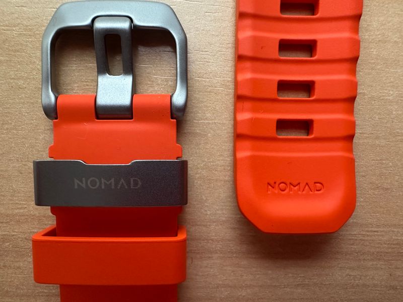 Apple Watch X Nomad 49mm. Rocky Point Band Magma afbeelding 8