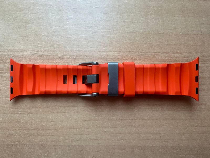 Apple Watch X Nomad 49mm. Rocky Point Band Magma afbeelding 5