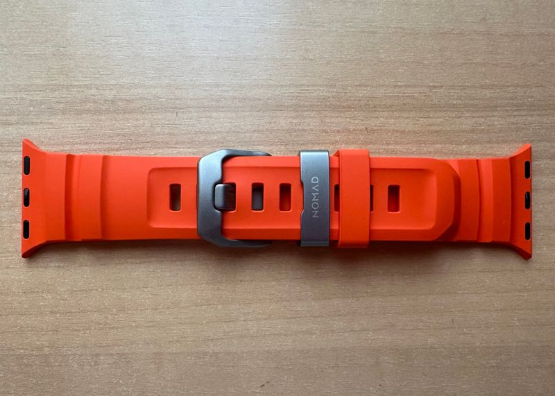 Apple Watch X Nomad 49mm. Rocky Point Band Magma afbeelding 4