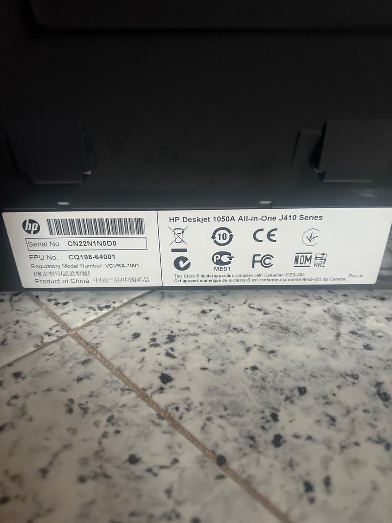 Impresora HP Deskjet 1050A afbeelding 4