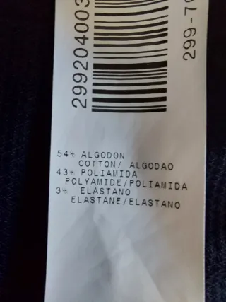 Chaqueta SÍNTESIS Primavera/Verano Talla L. Marino