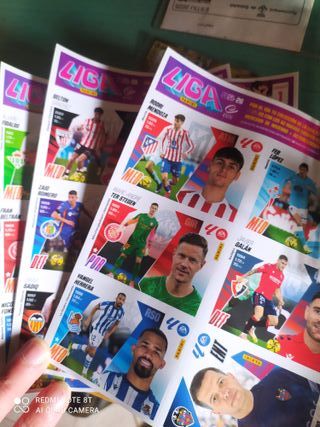 Lote cromos La Liga Panini actualización.