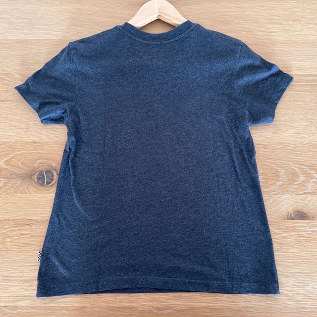 Camiseta Vans gris oscuro logo amarillo Talla XS