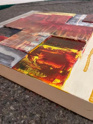 Coppia di quadri moderni Loretta