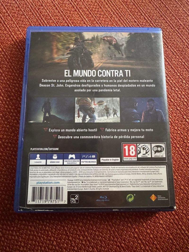 Days Gone PS4 (PlayStation 4) afbeelding 2