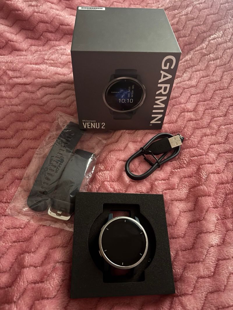 Smartwatch Garmin Gris/Azul Marino afbeelding 3
